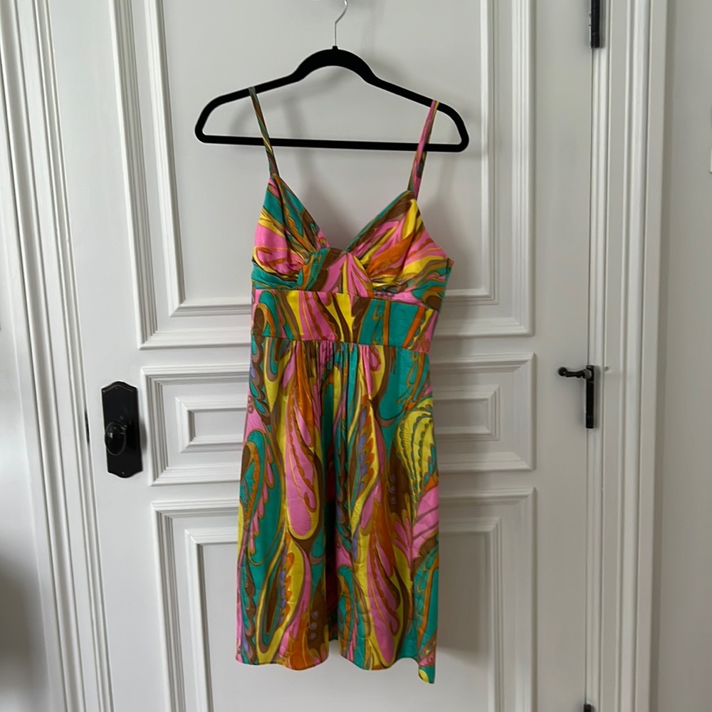 Milly Silk Printed Dress